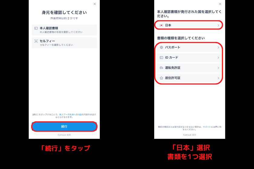 画像15：Bybit口座開設「本人確認（KYC）3」